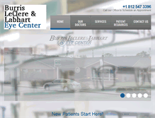 Tablet Screenshot of blleyecenter.com